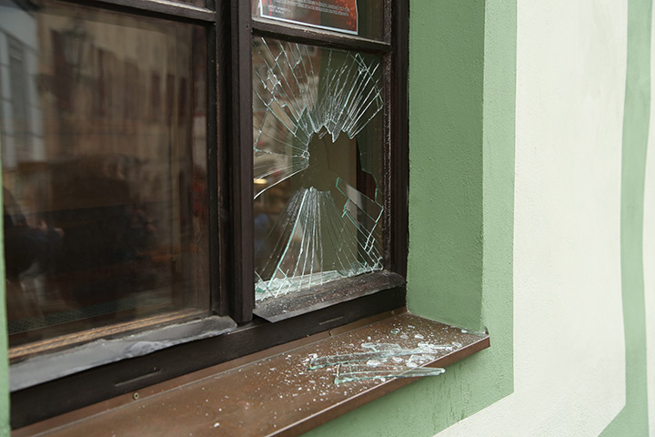 A2B Glass are able to board up broken windows while they are being repaired in Bishopstoke.